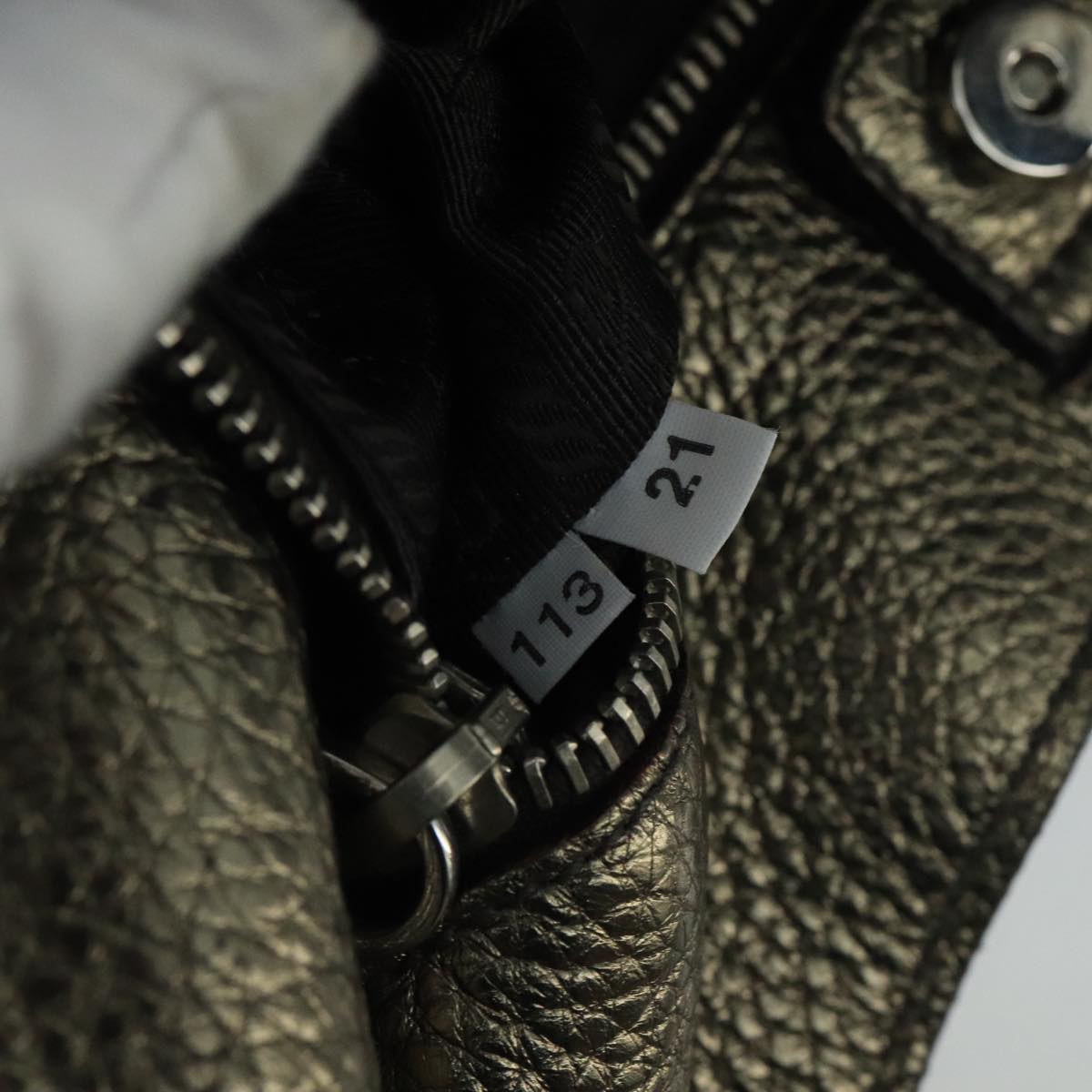 Prada Hobo Gold Leather Shoulder Bag (Pre-Owned)