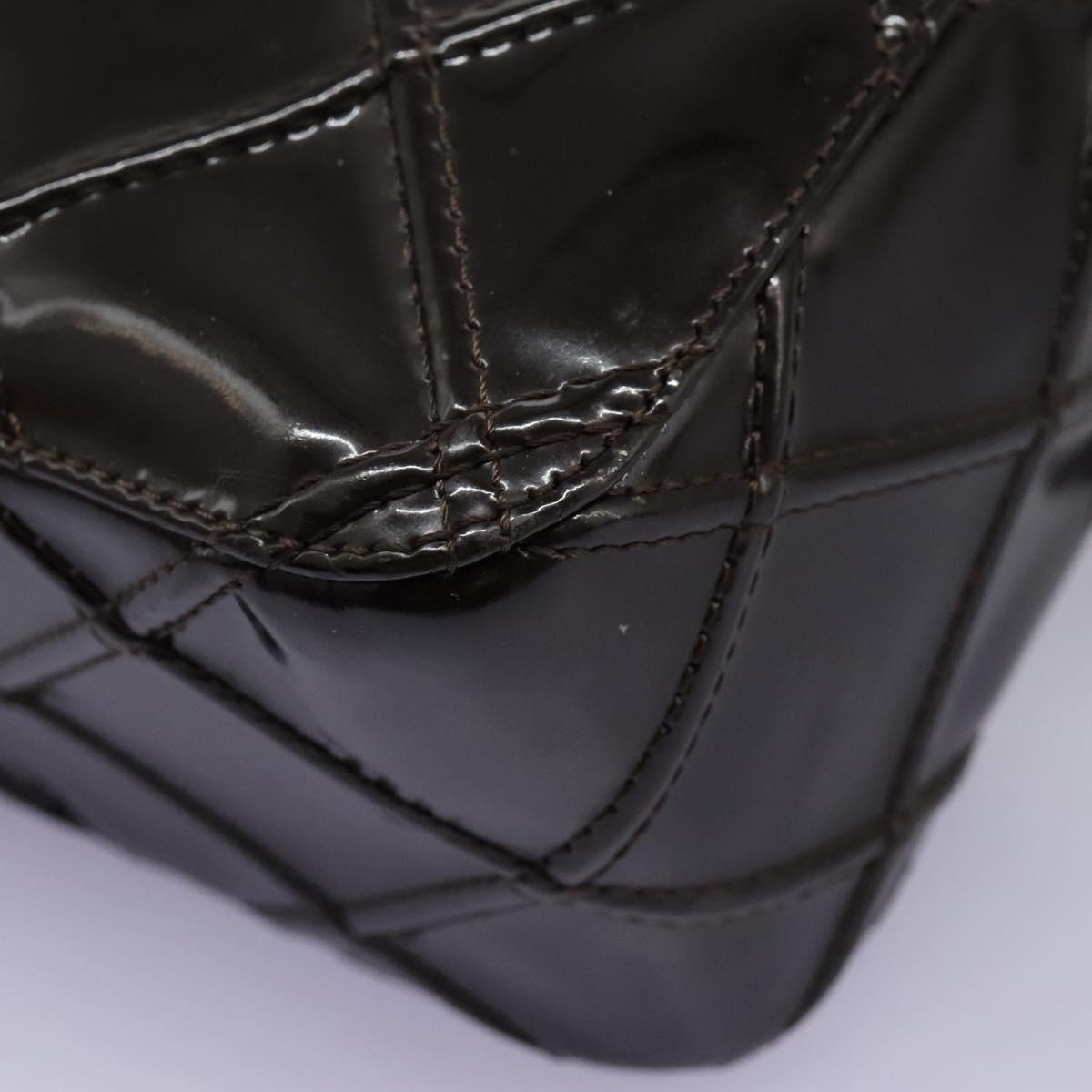 Chanel Camera Brown Patent Leather Shoulder Bag (Pre-Owned)