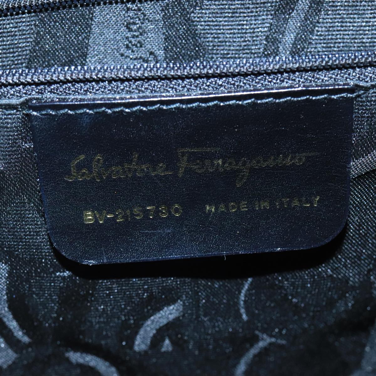 Salvatore Ferragamo Black Canvas Tote Bag (Pre-Owned)
