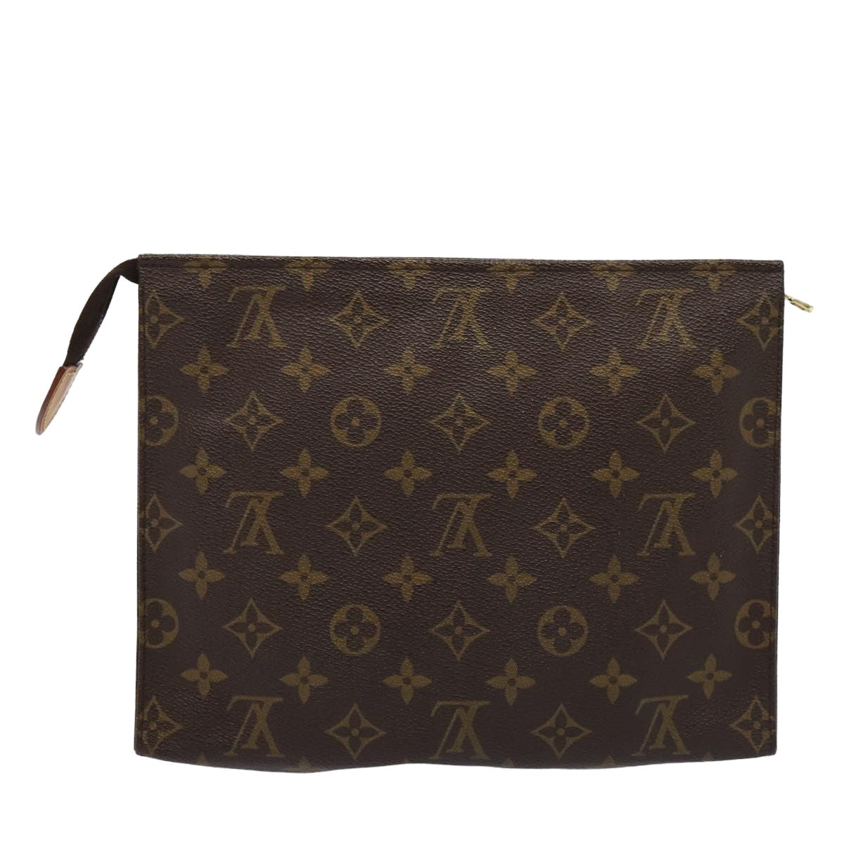 Louis Vuitton Trousse De Toilette Brown Canvas Clutch Bag (Pre-Owned)