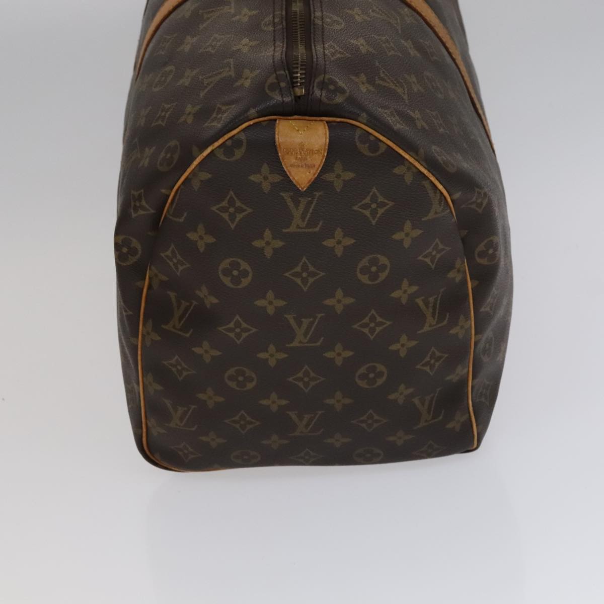 Louis Vuitton Keepall 50 Brown Canvas Travel Bag (Pre-Owned)