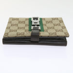 Gucci Jackie Beige Canvas Wallet  (Pre-Owned)
