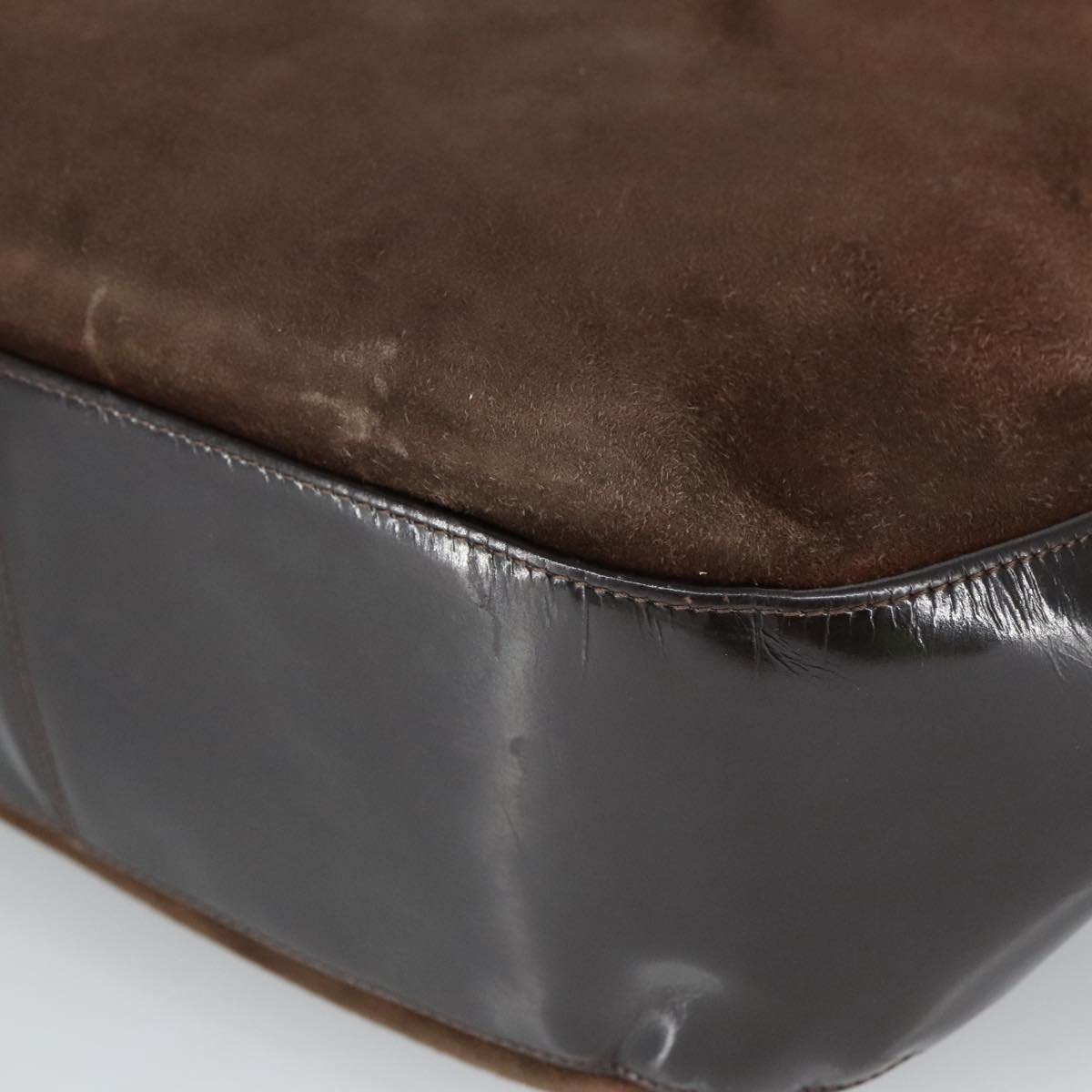 Bally Brown Suede Shoulder Bag (Pre-Owned)