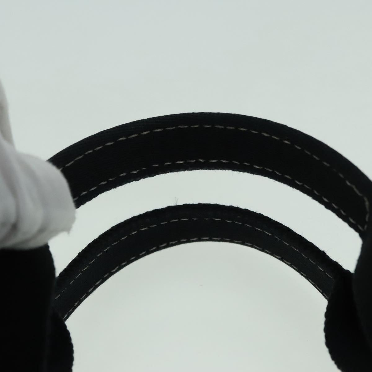 Hermès Fourre Tout Black Canvas Handbag (Pre-Owned)