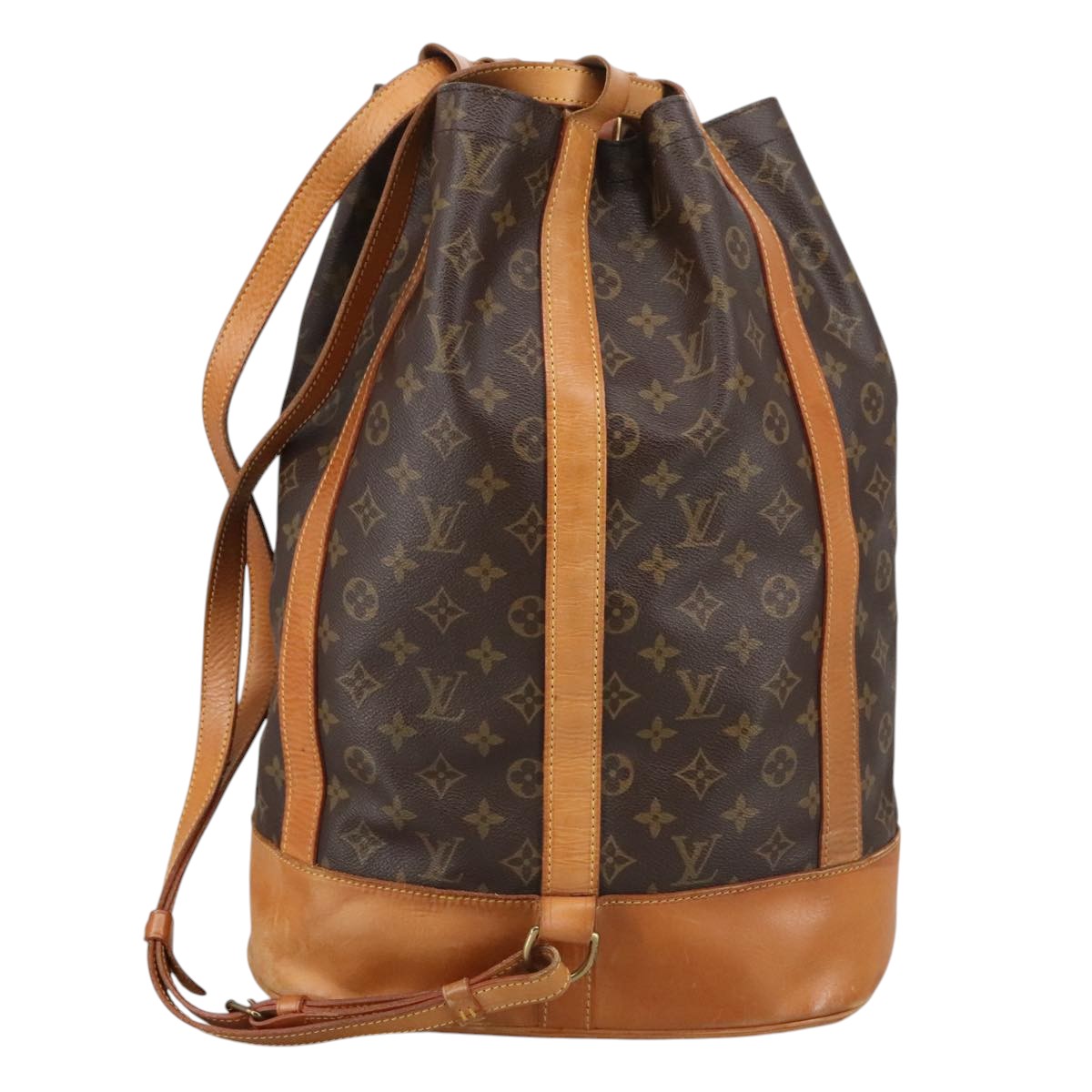 Louis Vuitton Randonnée Brown Canvas Shoulder Bag (Pre-Owned)