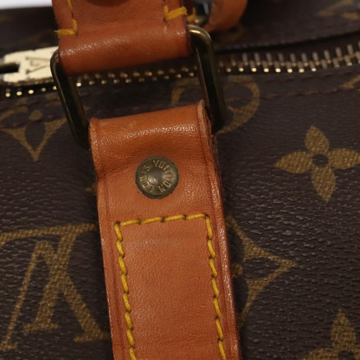 Louis Vuitton Keepall 50 Brown Canvas Travel Bag (Pre-Owned)