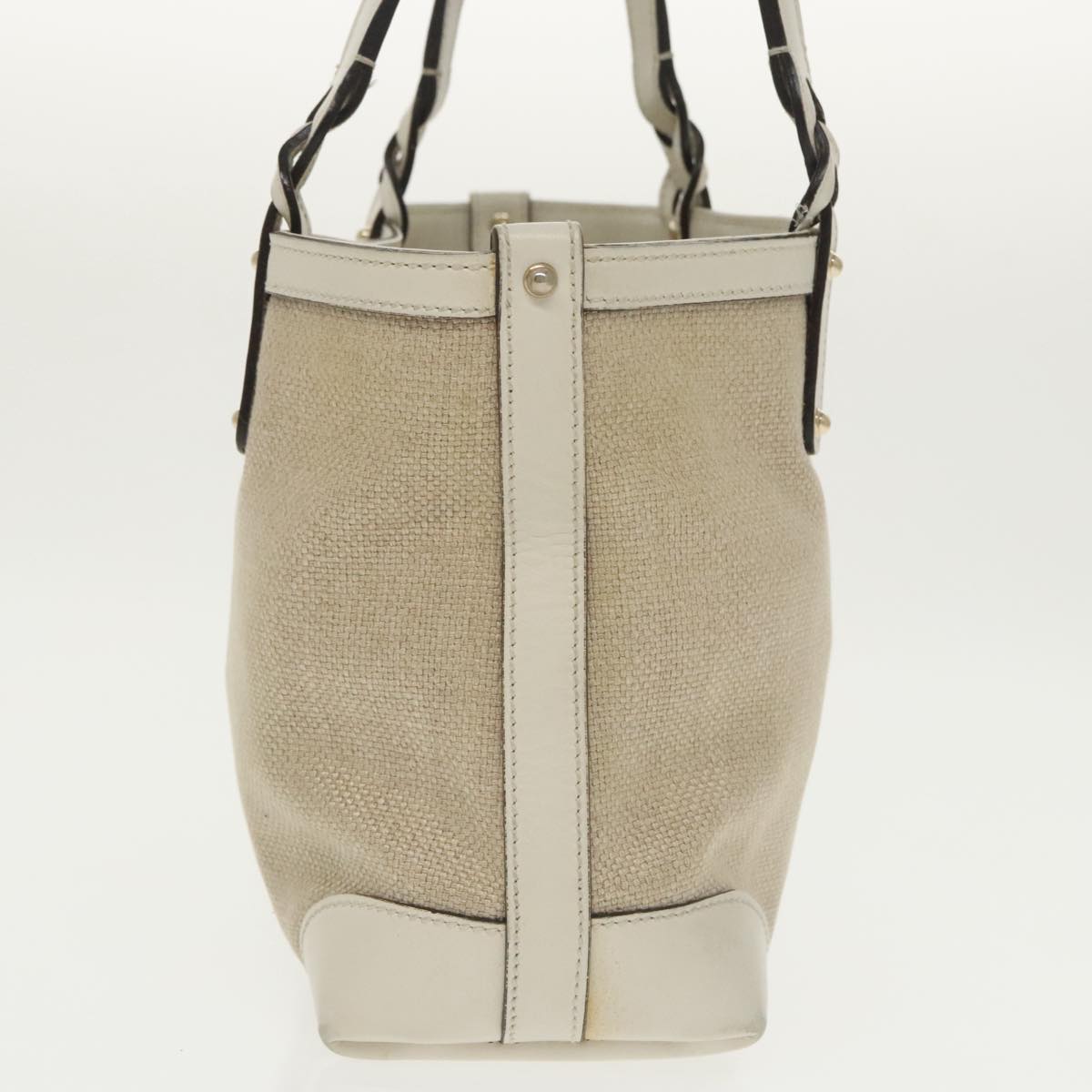 Gucci Beige Canvas Tote Bag (Pre-Owned)