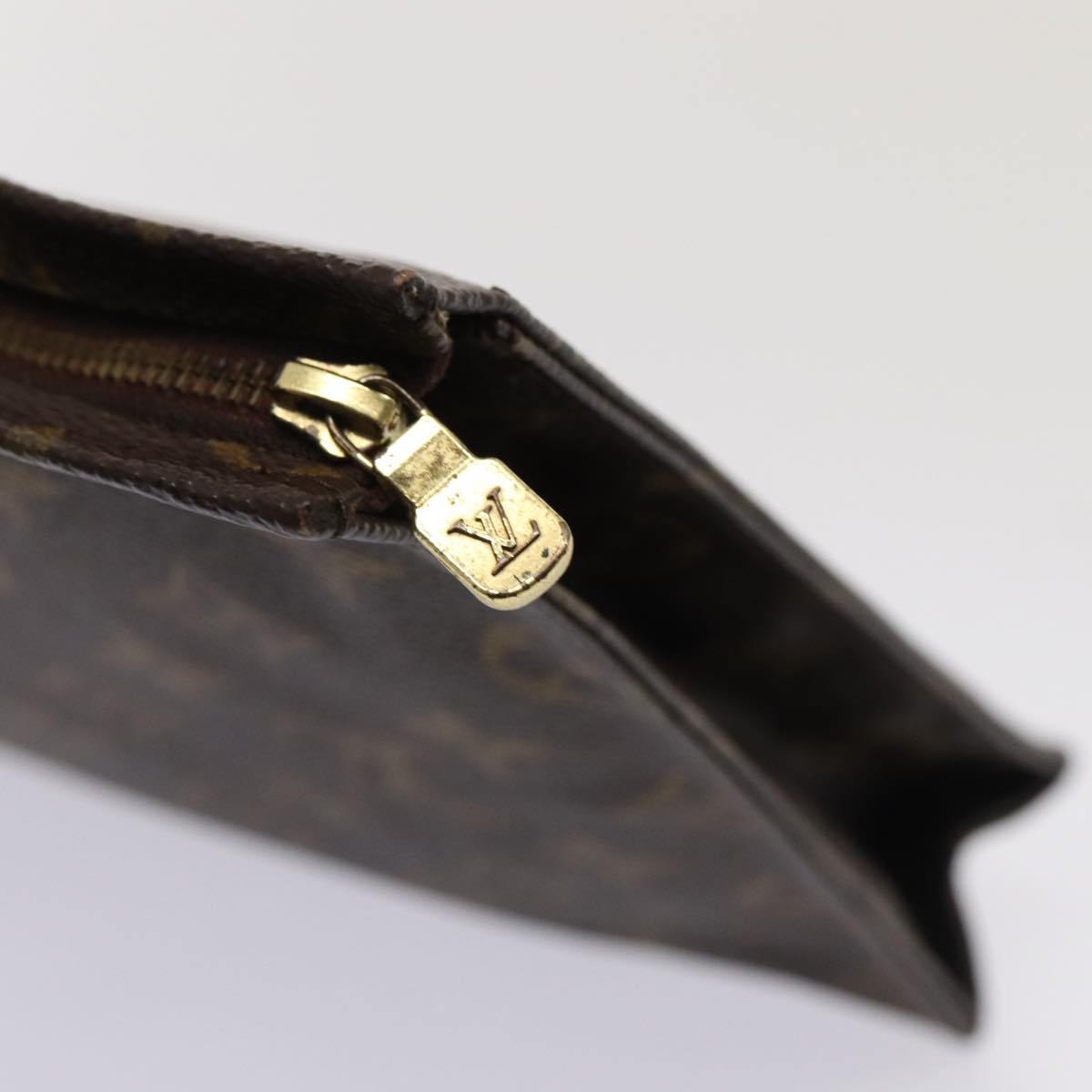 Louis Vuitton Trousse De Toilette Brown Canvas Clutch Bag (Pre-Owned)