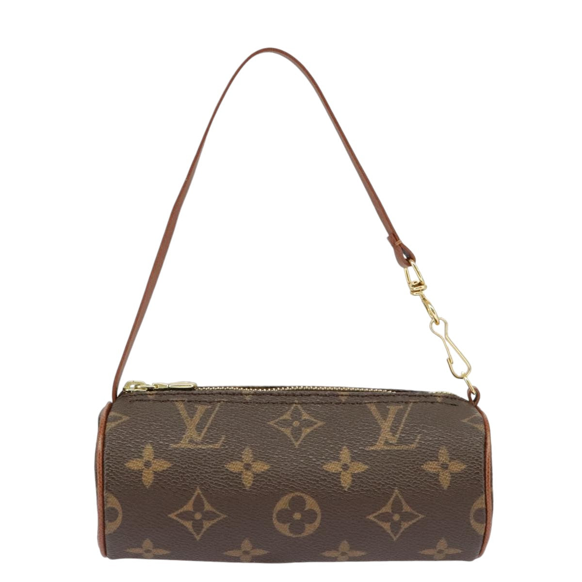 Louis Vuitton Papillon Brown Canvas Clutch Bag (Pre-Owned)