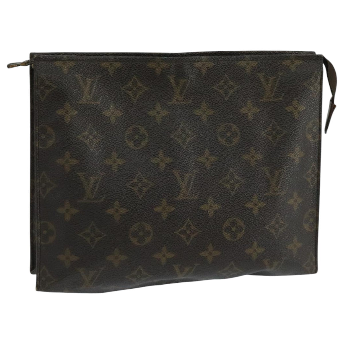 Louis Vuitton Trousse De Toilette 18 Brown Canvas Clutch Bag (Pre-Owned)