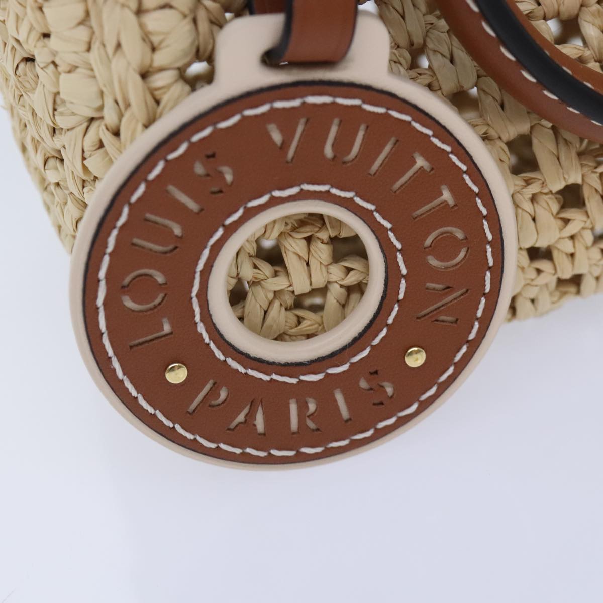 Louis Vuitton Nano Speedy Beige Synthetic Handbag (Pre-Owned)