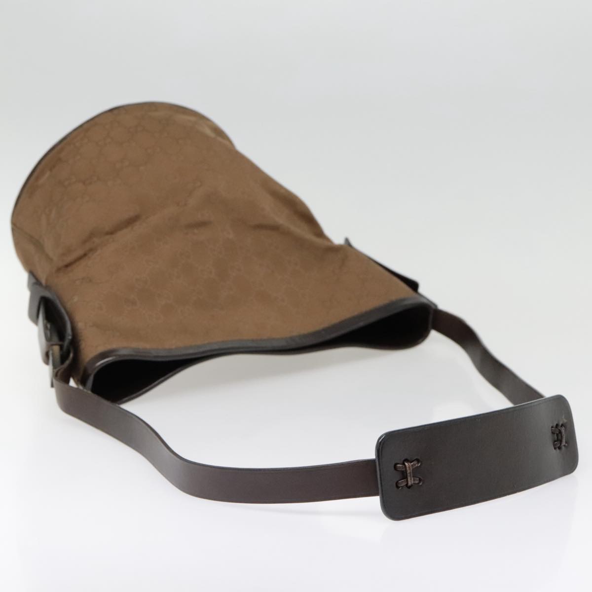 Gucci Brown Canvas Shoulder Bag (Pre-Owned)