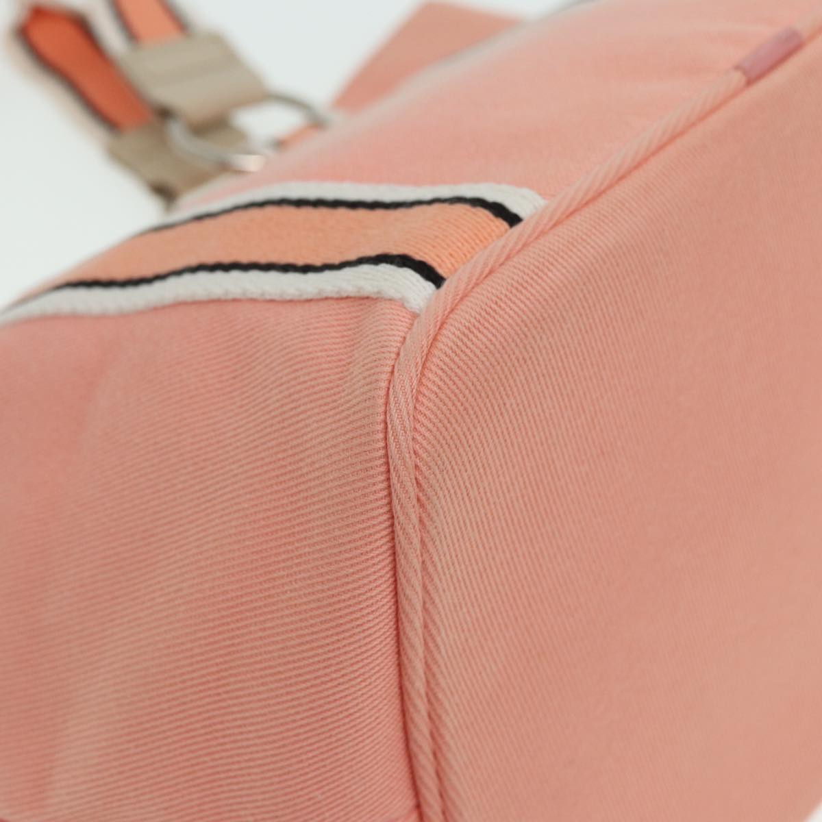 Burberry Blue Label Pink Canvas Tote Bag (Pre-Owned)