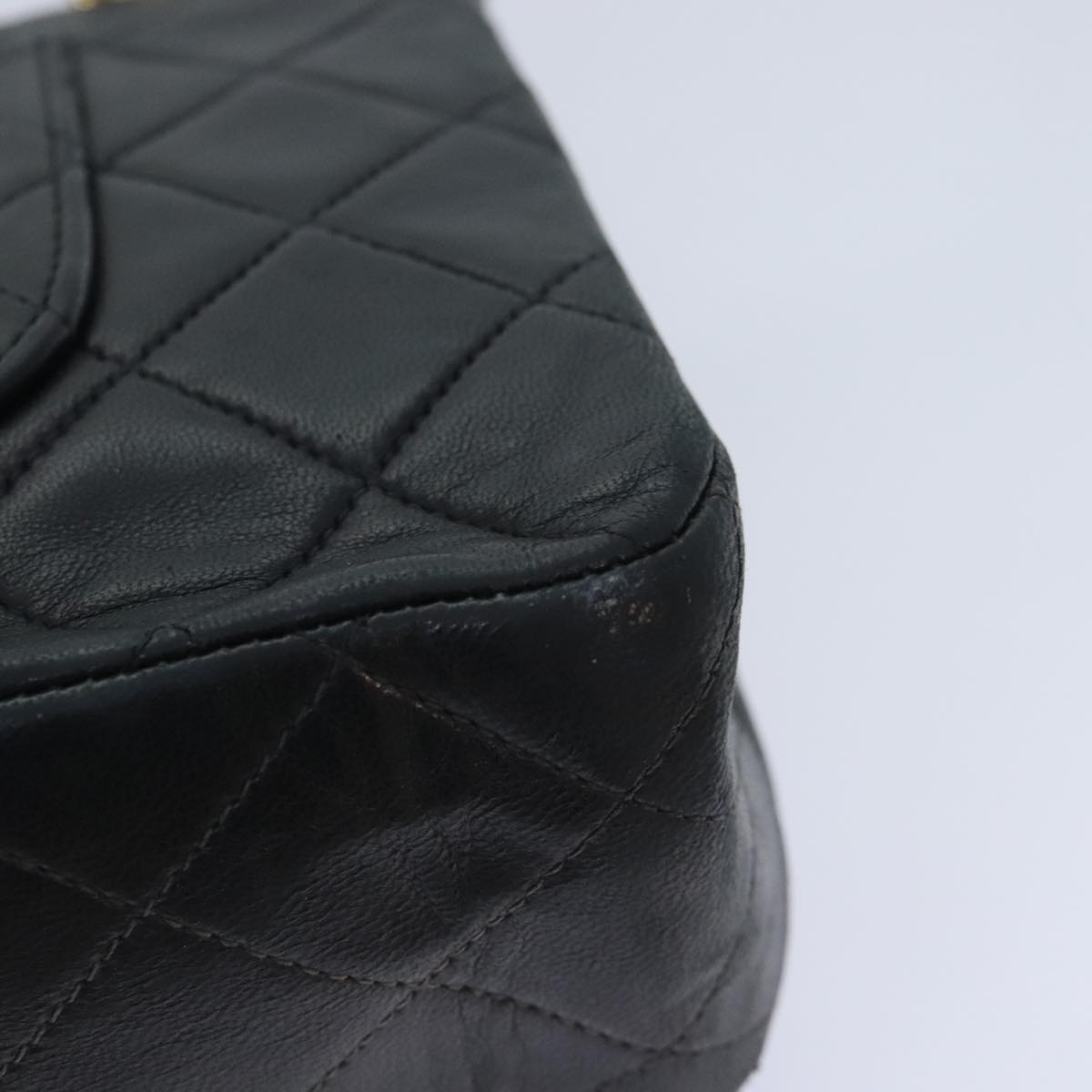 Chanel Timeless 26 Black Leather Shoulder Bag (Pre-Owned)