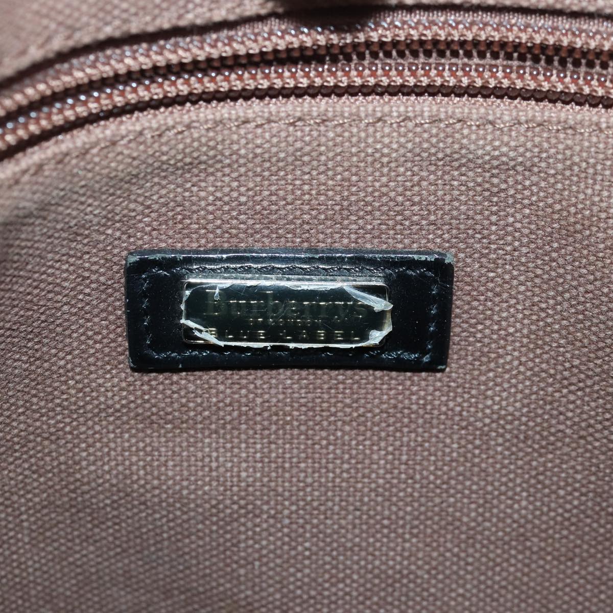Burberry Nova Check Beige Wool Shoulder Bag (Pre-Owned)