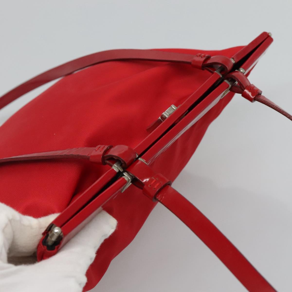 Prada Red Synthetic Shoulder Bag (Pre-Owned)