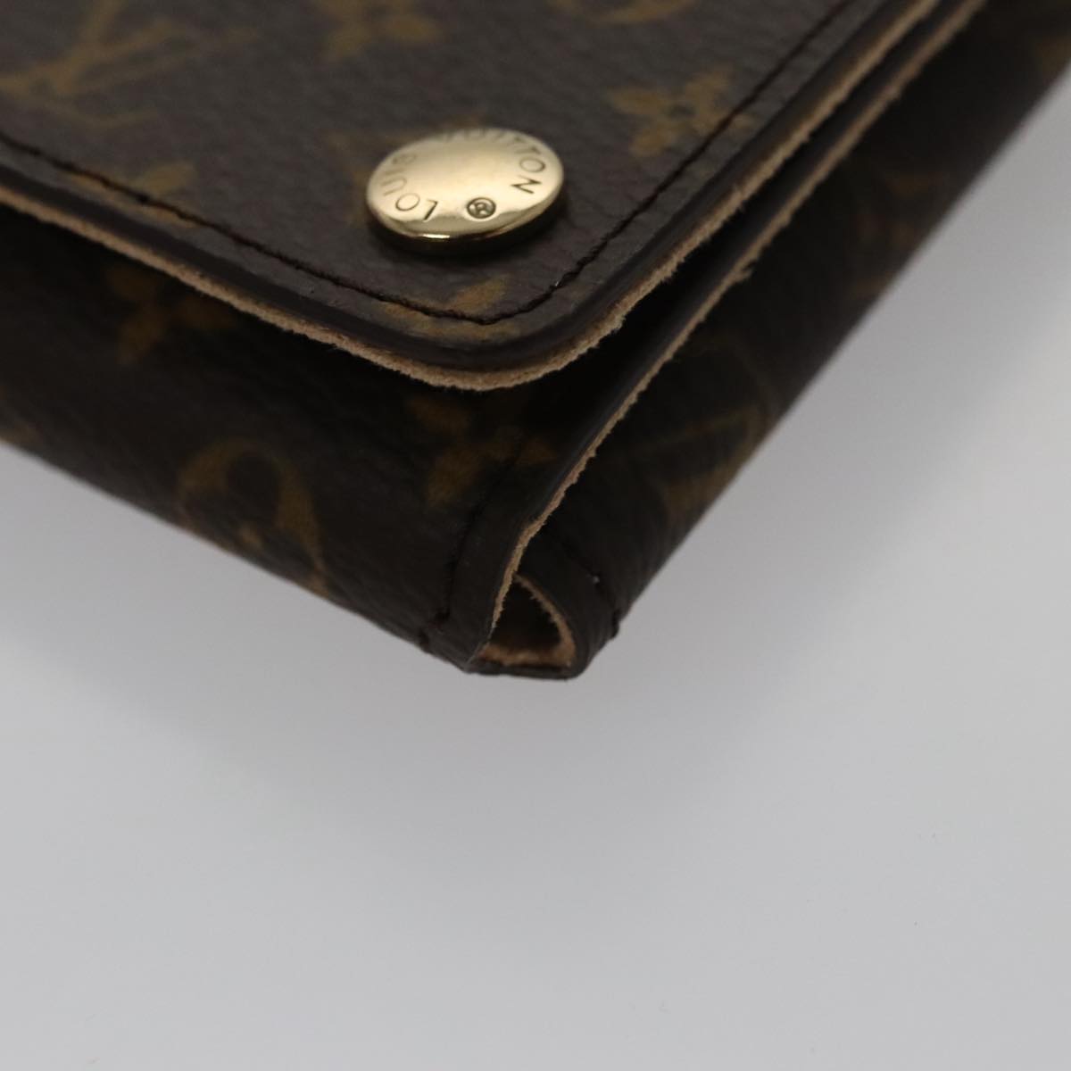 Louis Vuitton Jewelry Case Brown Canvas Wallet  (Pre-Owned)