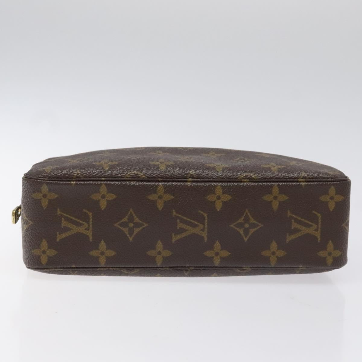Louis Vuitton Trousse De Toilette Brown Canvas Clutch Bag (Pre-Owned)