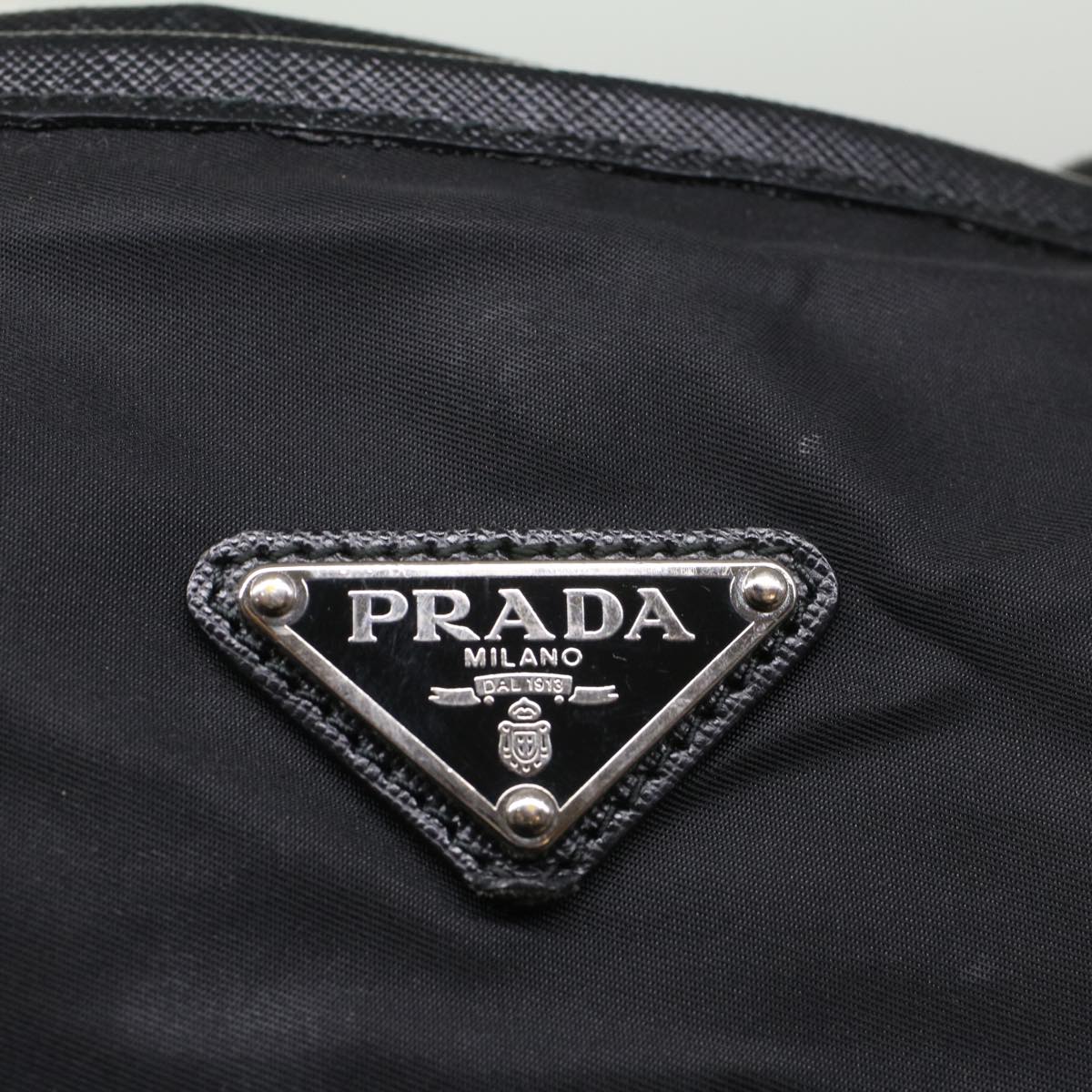 Prada Tessuto Black Synthetic Tote Bag (Pre-Owned)