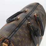 Louis Vuitton Keepall Bandouliere 50 Brown Canvas Travel Bag (Pre-Owned)