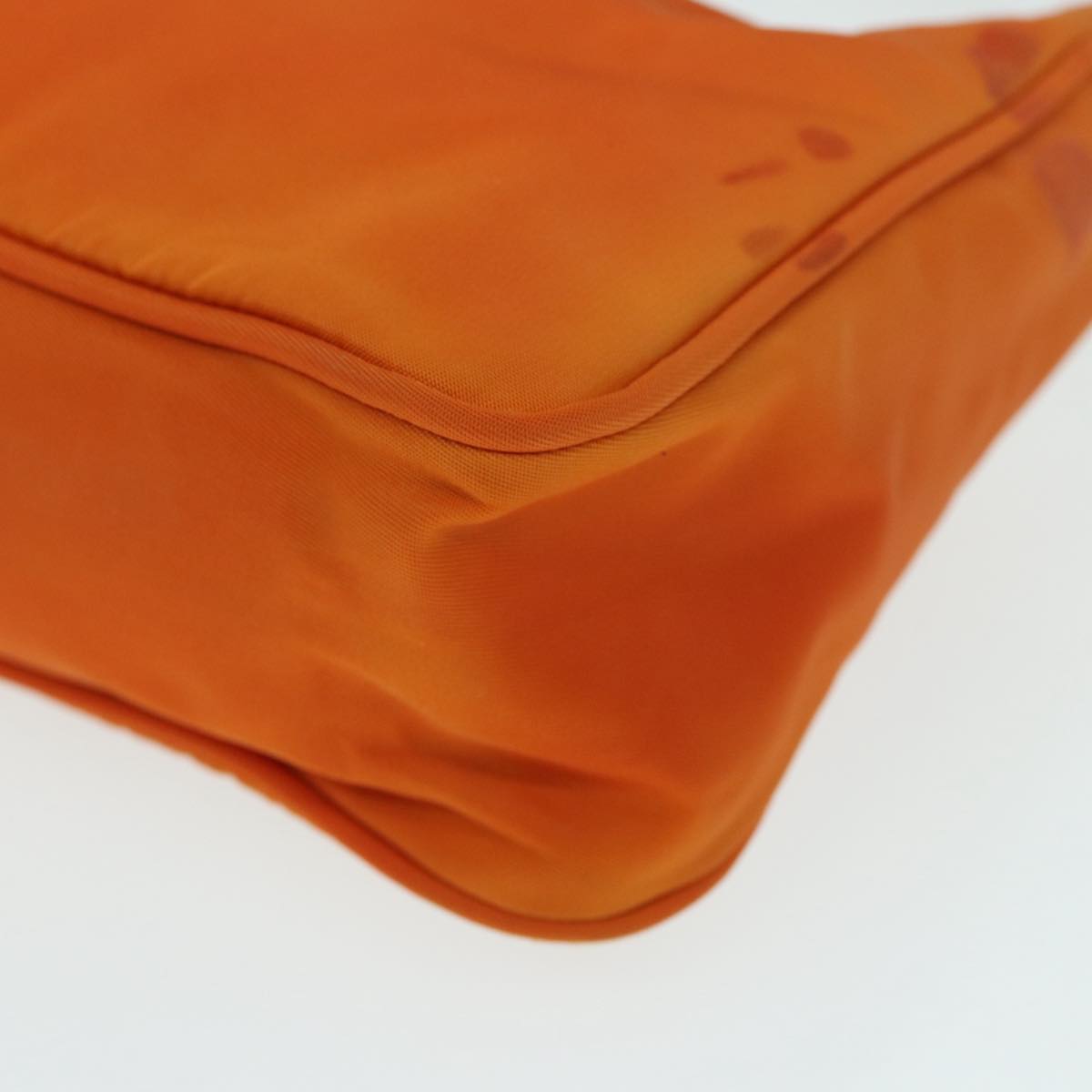 Prada Re-Edition Orange Synthetic Handbag (Pre-Owned)
