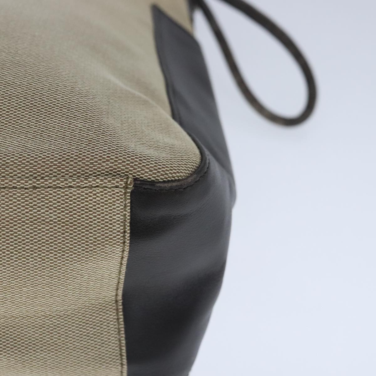 Gucci Beige Canvas Shoulder Bag (Pre-Owned)