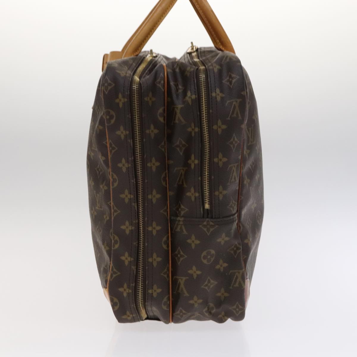 Louis Vuitton Sirius Brown Canvas Travel Bag (Pre-Owned)