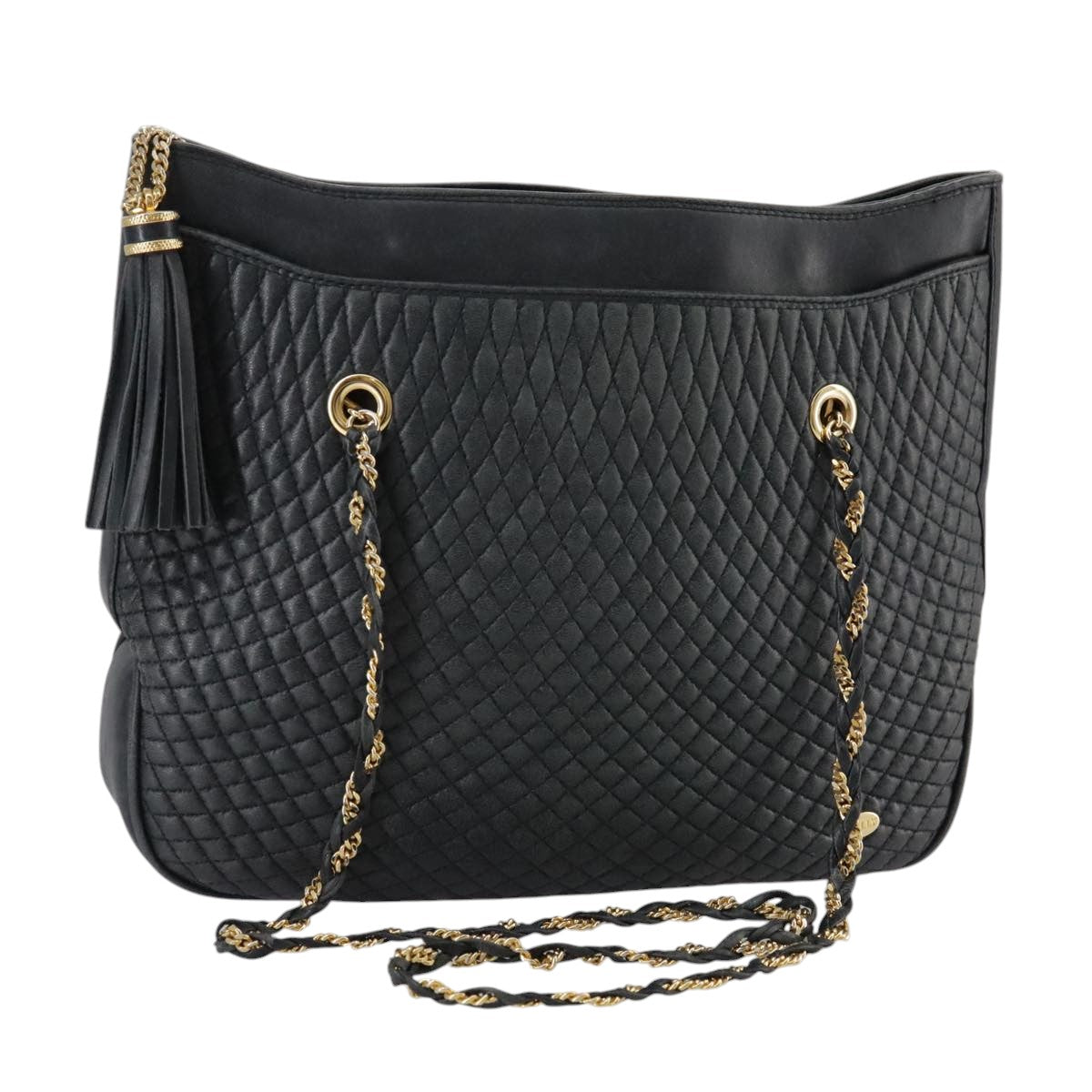 Bally Black Leather Tote Bag (Pre-Owned)