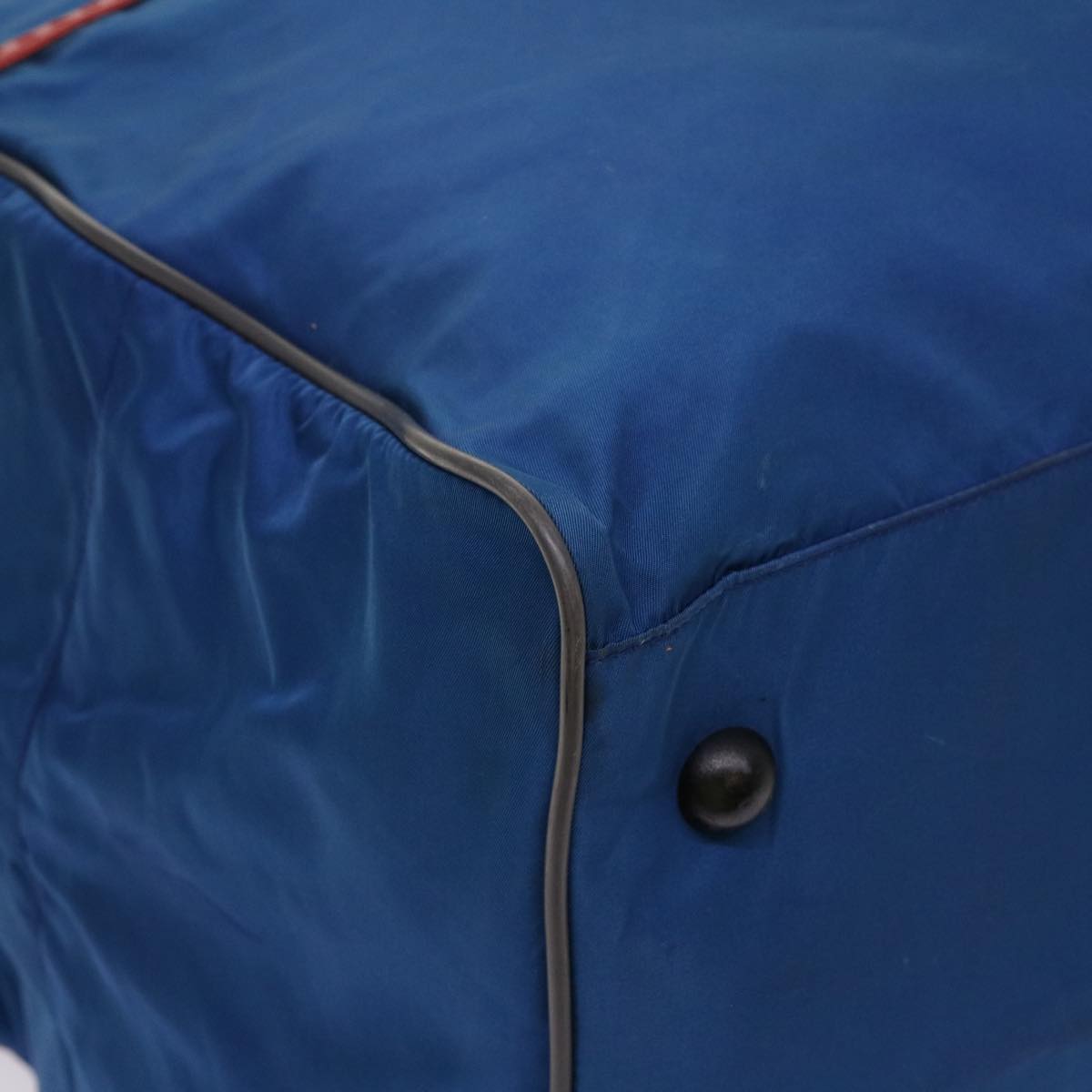 Prada Tessuto Blue Synthetic Travel Bag (Pre-Owned)