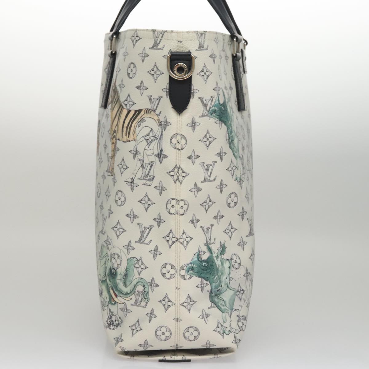 Louis Vuitton Françoise White Canvas Handbag (Pre-Owned)