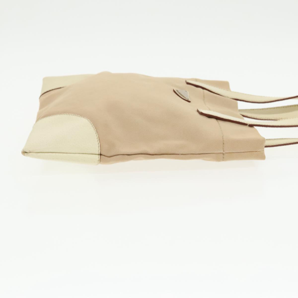 Prada Beige Canvas Tote Bag (Pre-Owned)