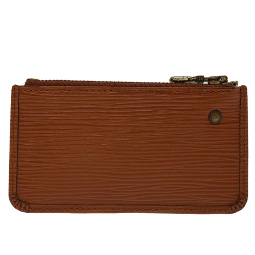 Louis Vuitton Pochette Clés Brown Leather Wallet  (Pre-Owned)