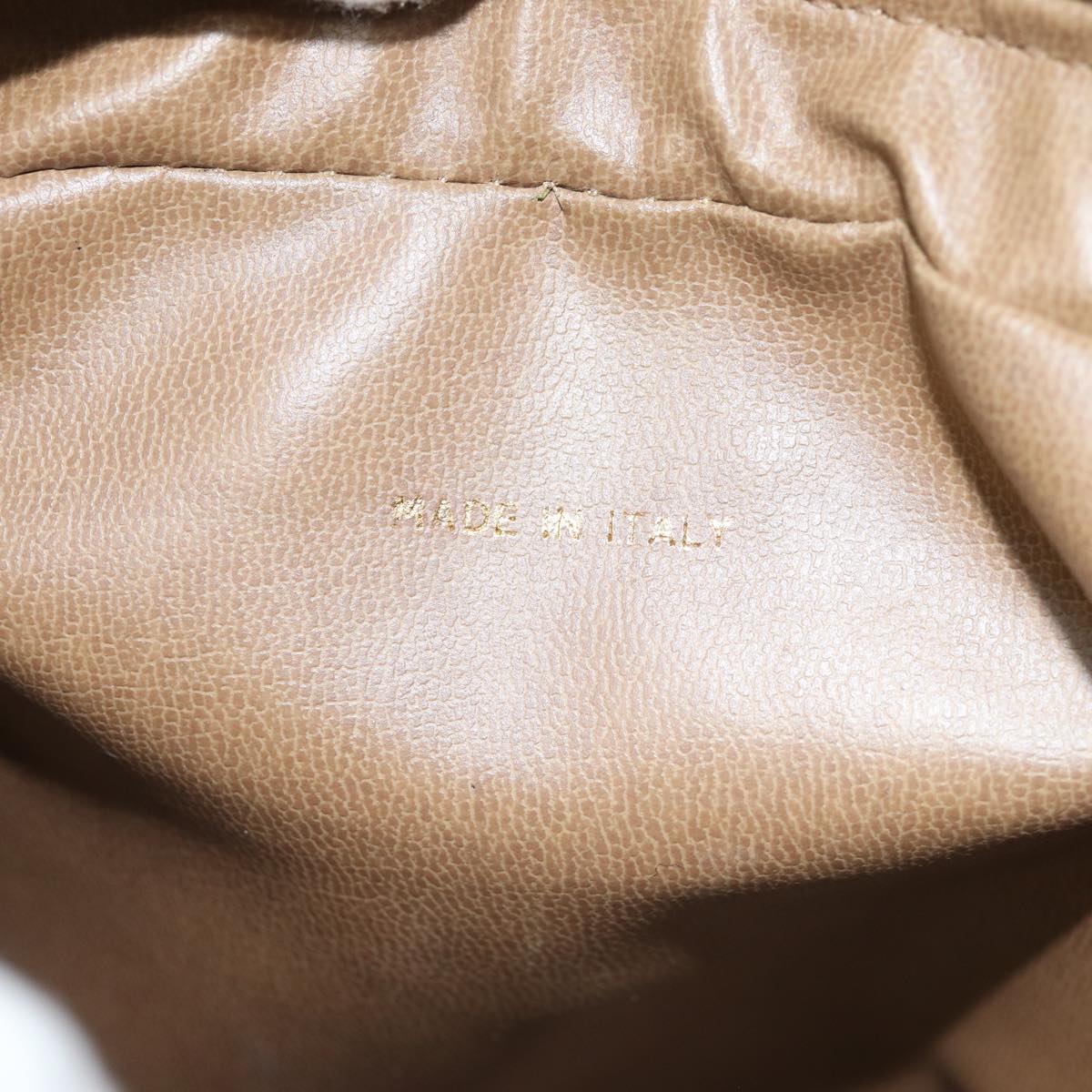 Céline Macadam Beige Canvas Shoulder Bag (Pre-Owned)