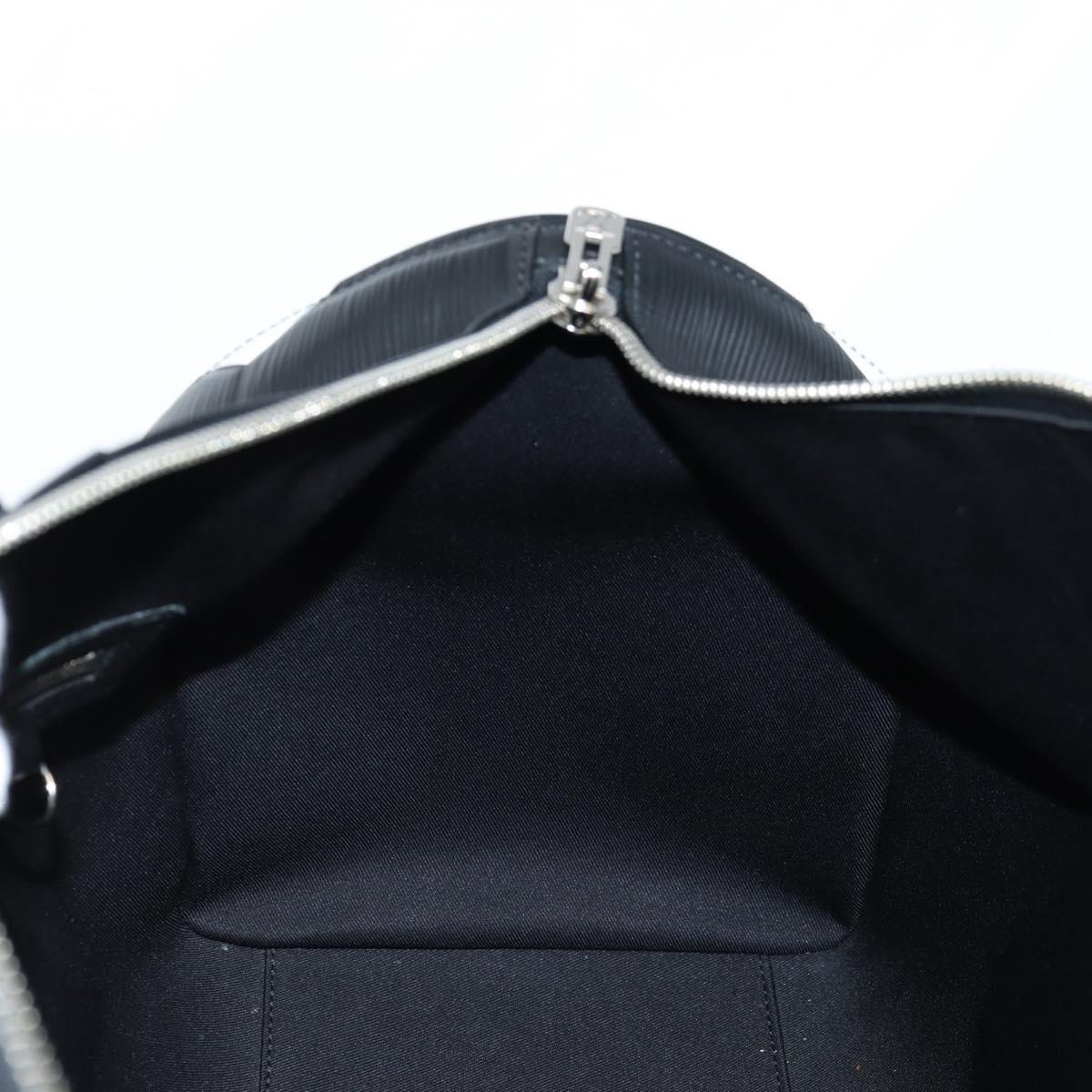 Louis Vuitton Keepall 50 Black Leather Travel Bag (Pre-Owned)