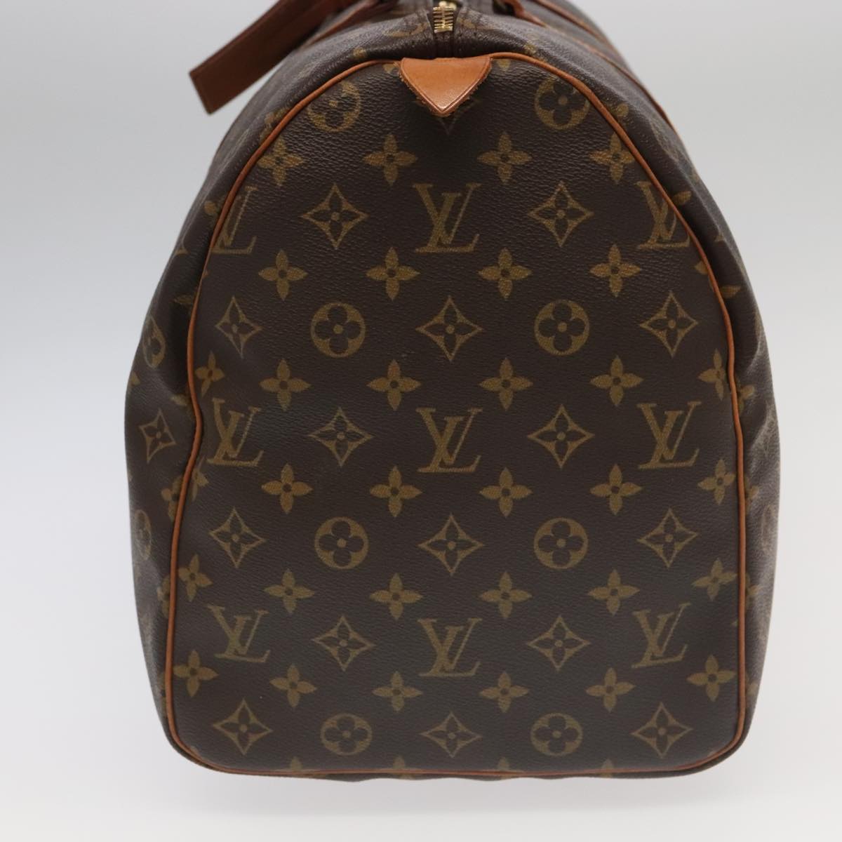 Louis Vuitton Keepall 50 Brown Canvas Travel Bag (Pre-Owned)