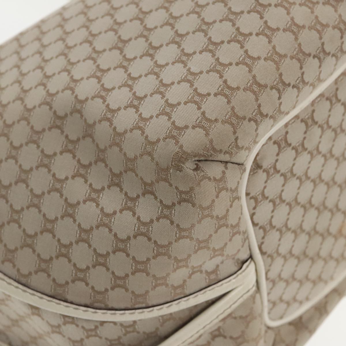 Céline Triomphe Beige Canvas Tote Bag (Pre-Owned)