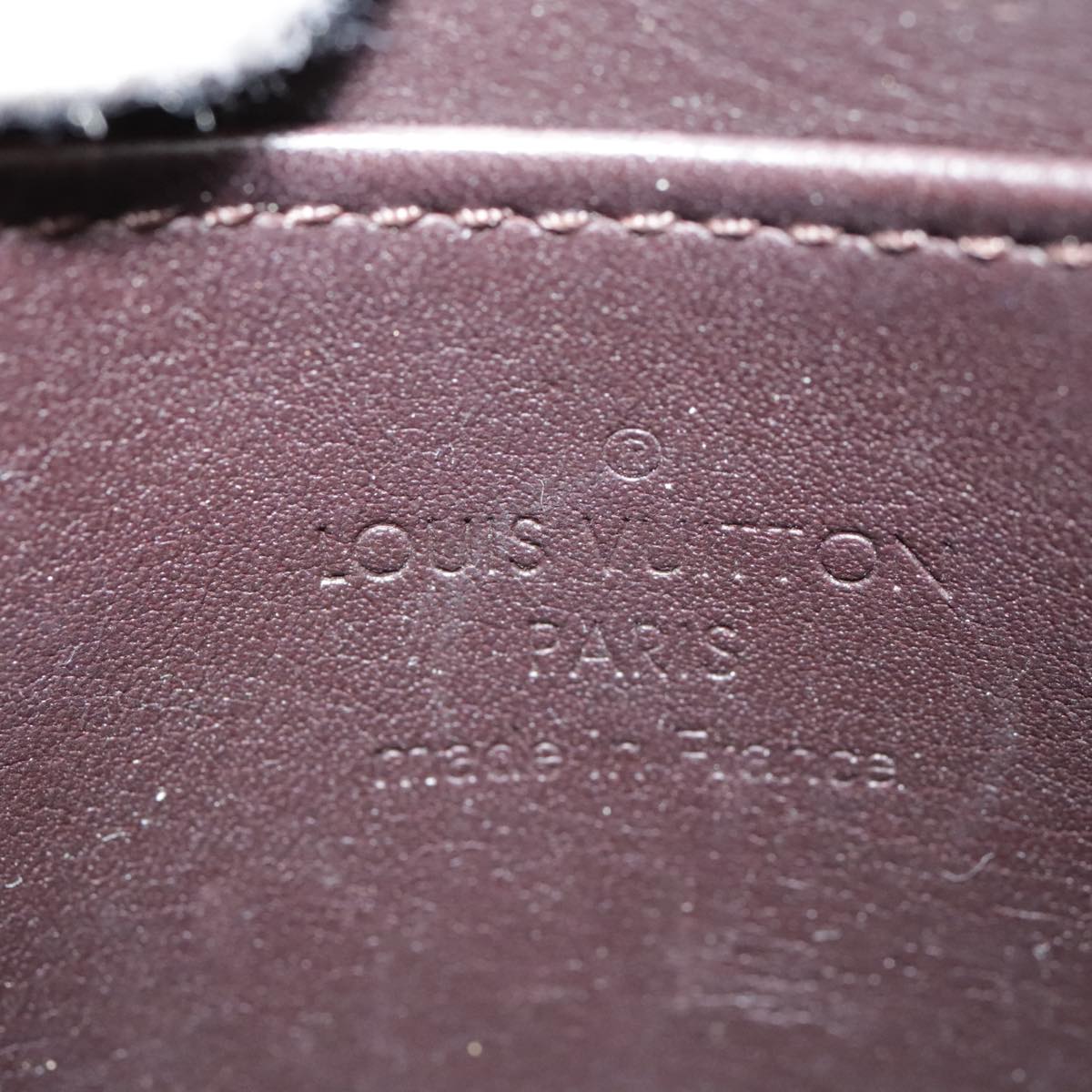 Louis Vuitton Zippy Coin Purse Burgundy Patent Leather Wallet  (Pre-Owned)