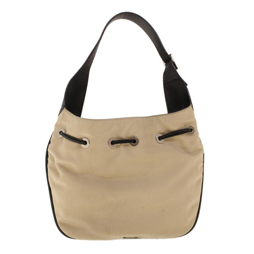 Gucci Beige Synthetic Handbag (Pre-Owned)