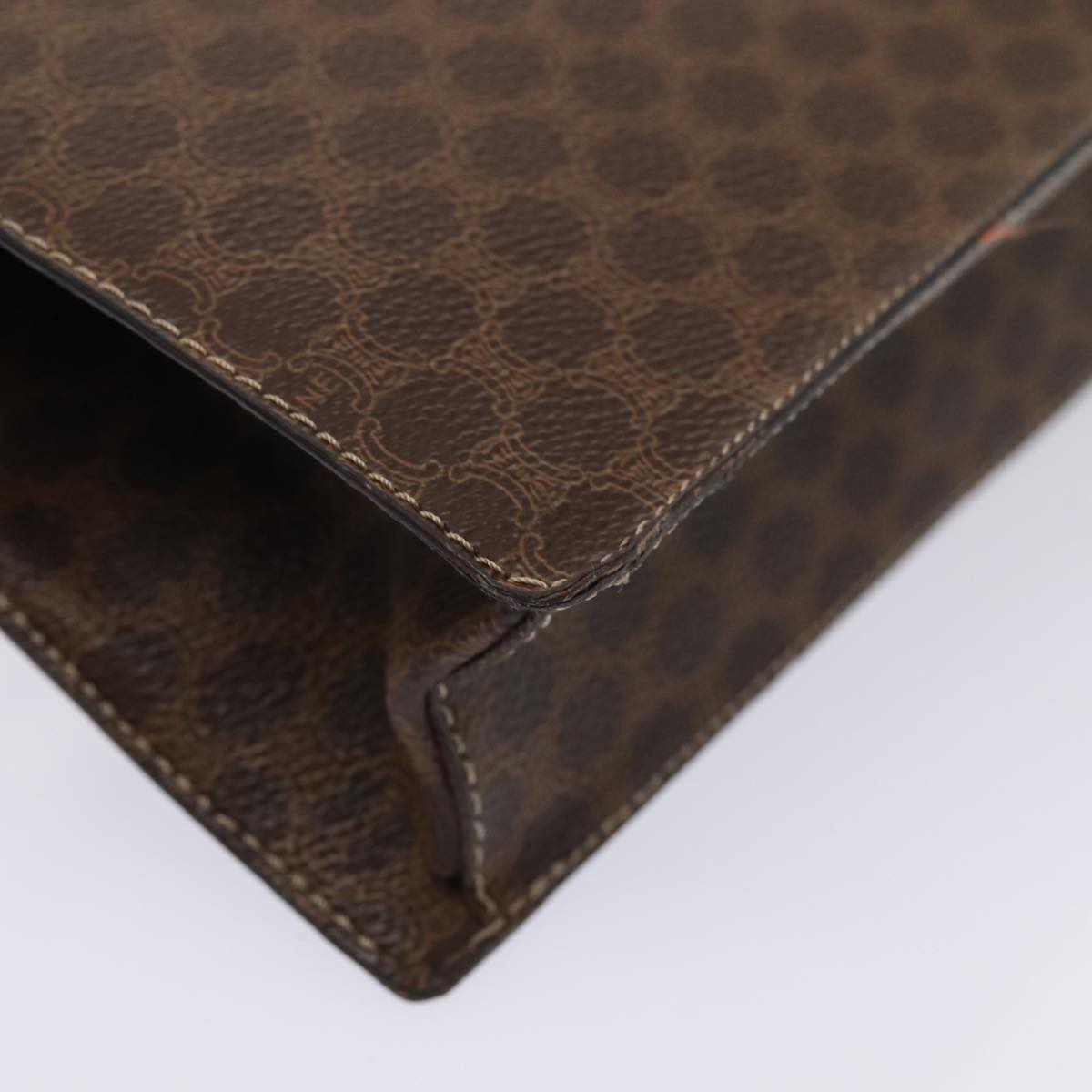 Céline Macadam Brown Canvas Handbag (Pre-Owned)