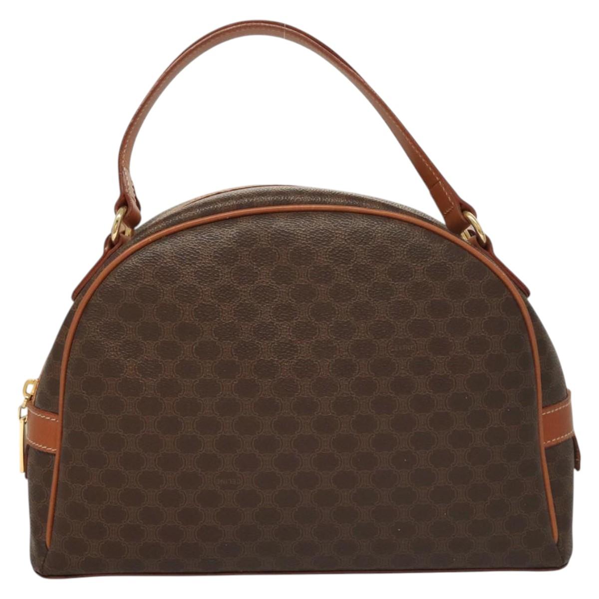 Céline Macadam Brown Canvas Handbag (Pre-Owned)