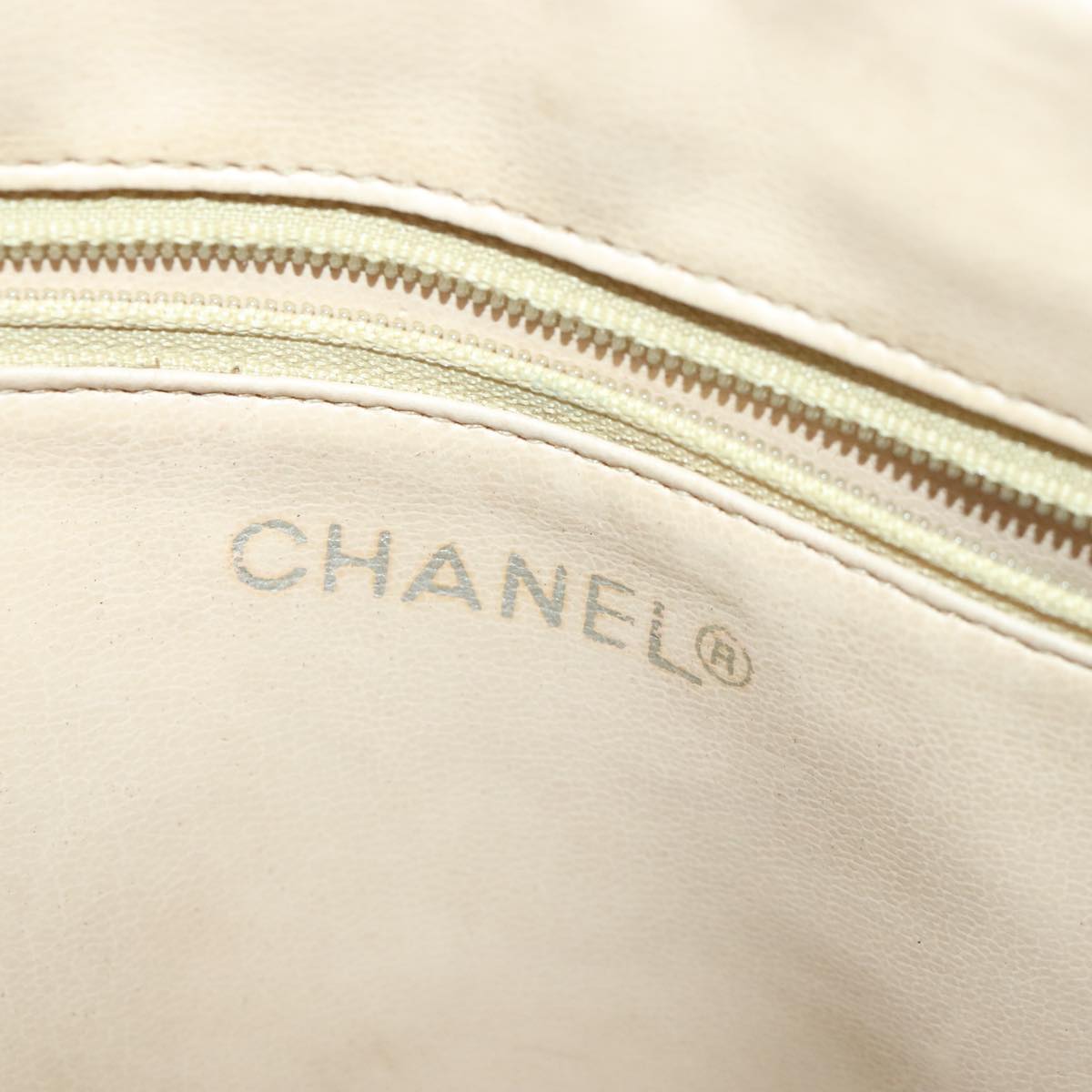 Chanel Camera Beige Leather Shoulder Bag (Pre-Owned)