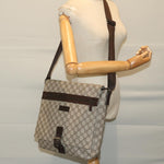 Gucci Gg Supreme Beige Canvas Shoulder Bag (Pre-Owned)