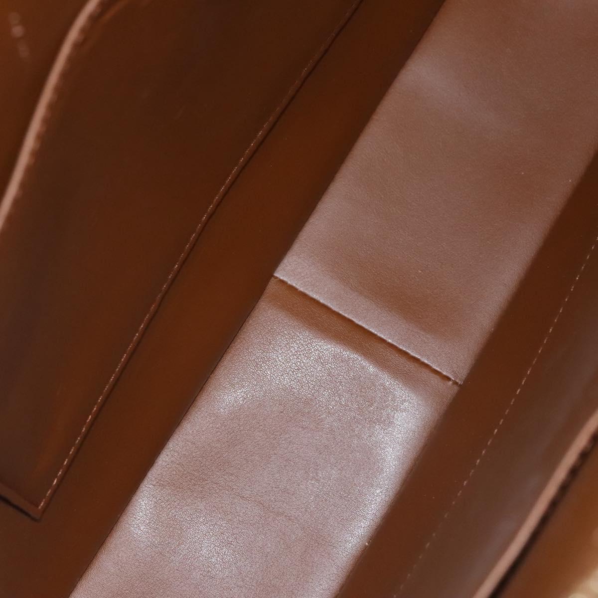 Louis Vuitton Columbus Brown Patent Leather Tote Bag (Pre-Owned)