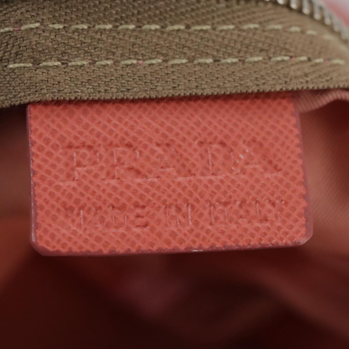 Prada Boston Pink Synthetic Handbag (Pre-Owned)