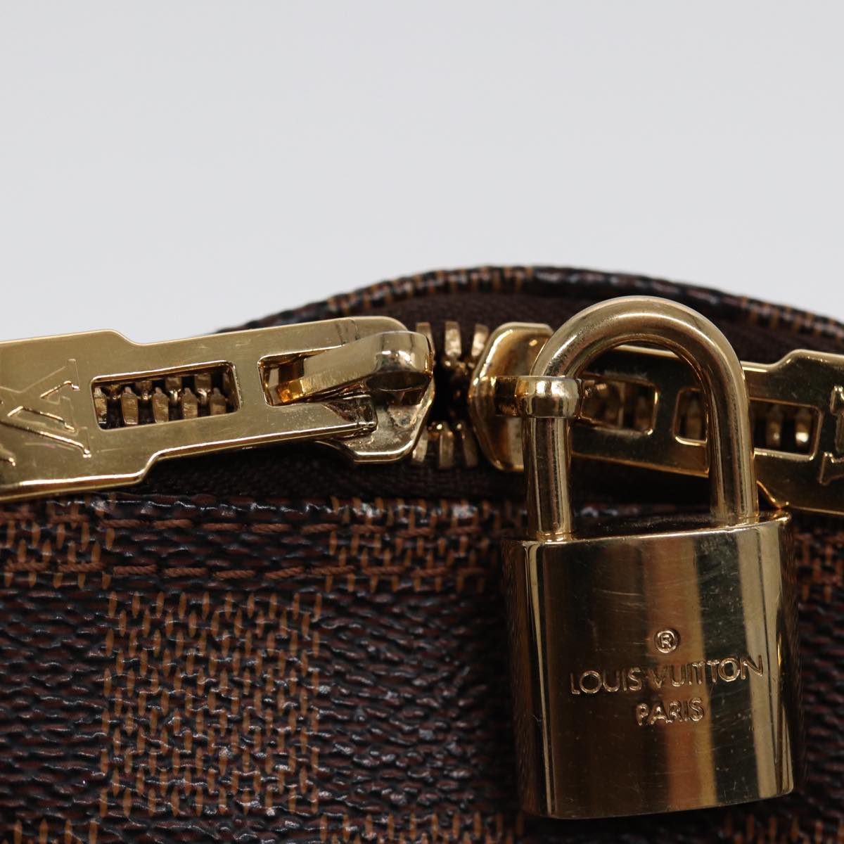 Louis Vuitton Alma Brown Canvas Handbag (Pre-Owned)