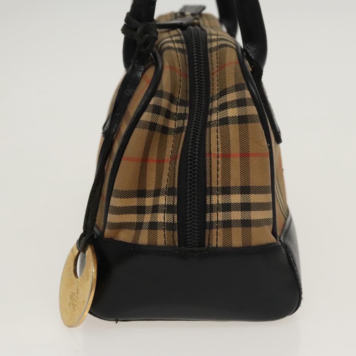 Burberry Nova Check Beige Canvas Tote Bag (Pre-Owned)