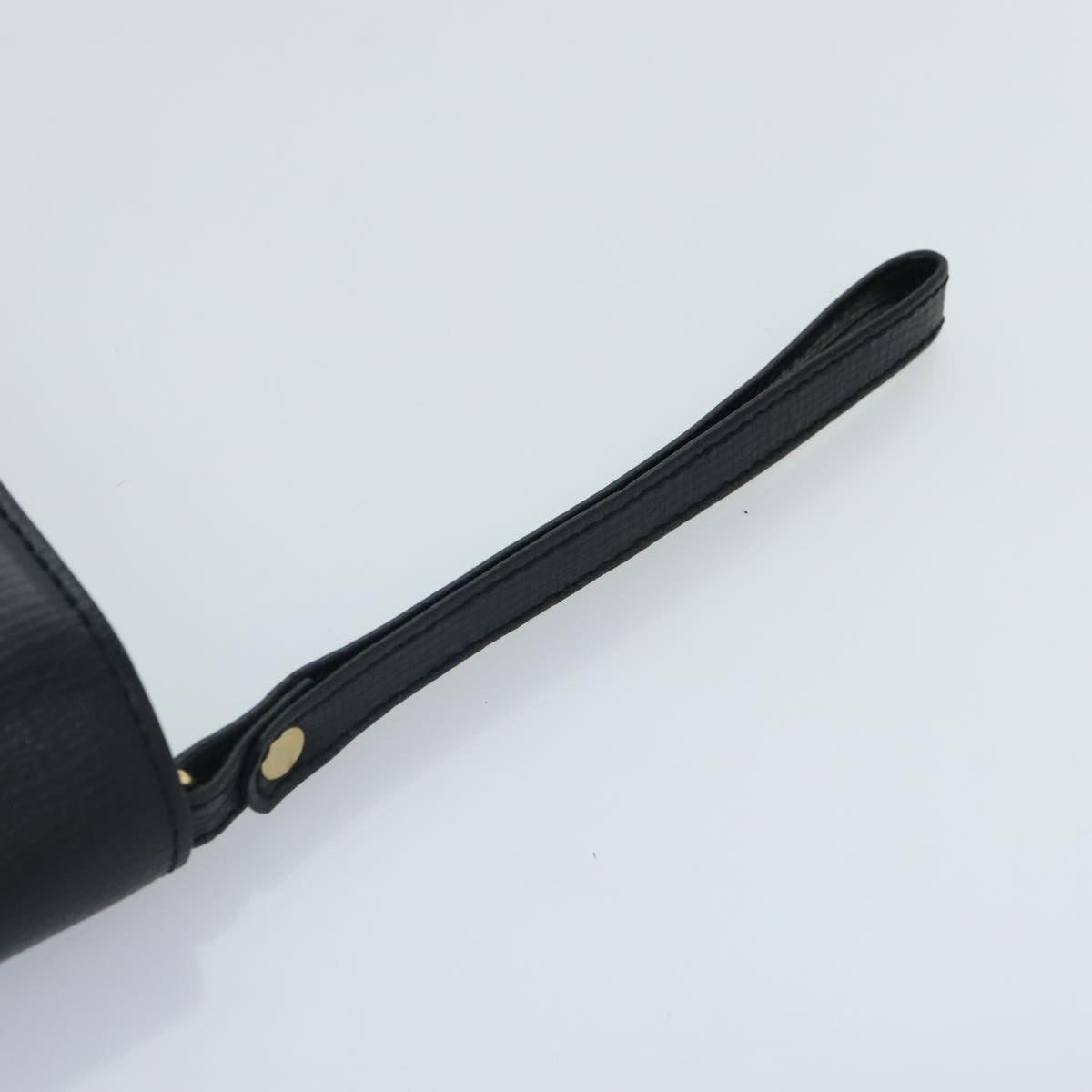 Burberry Black Leather Clutch Bag (Pre-Owned)