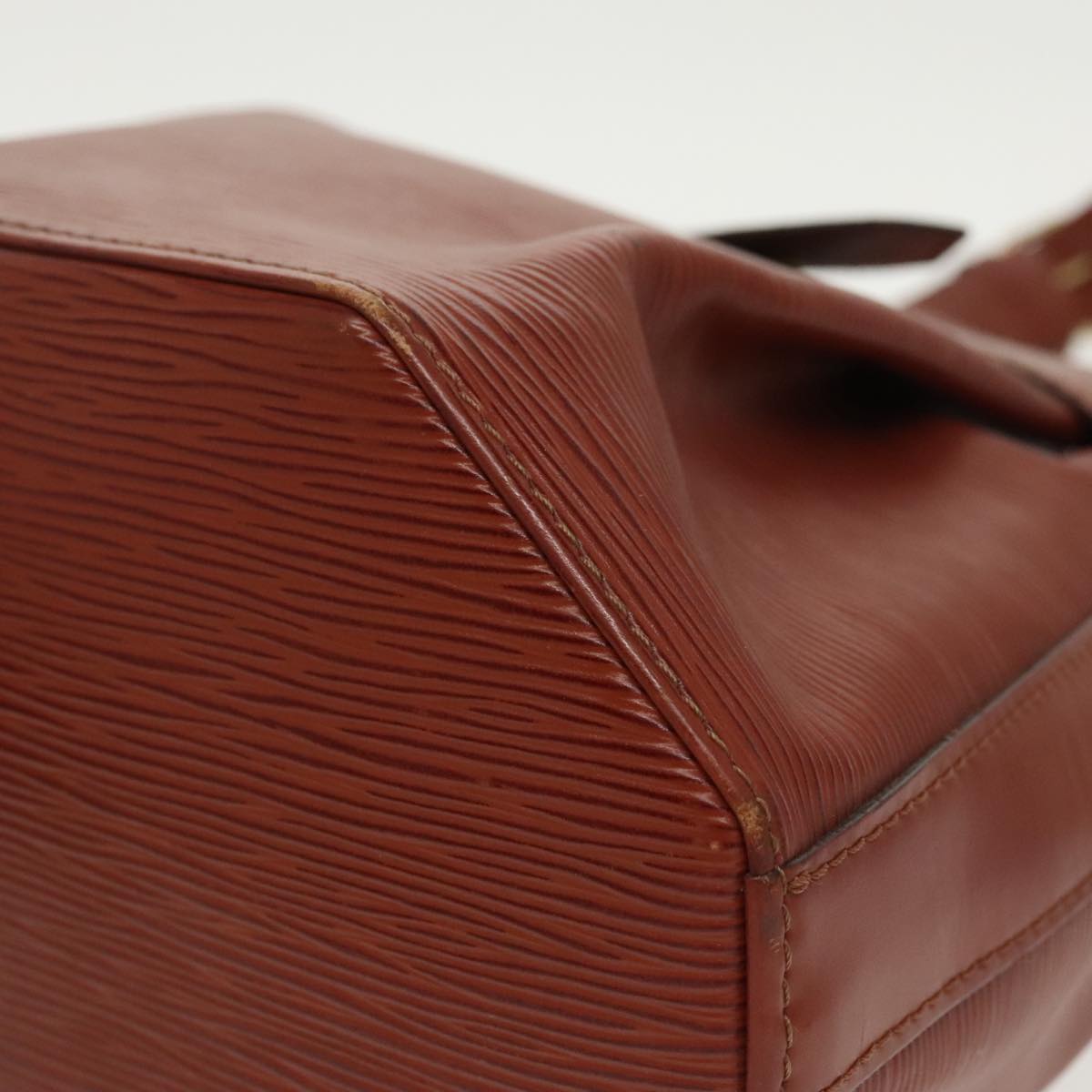 Louis Vuitton Sac D'épaule Brown Leather Shoulder Bag (Pre-Owned)