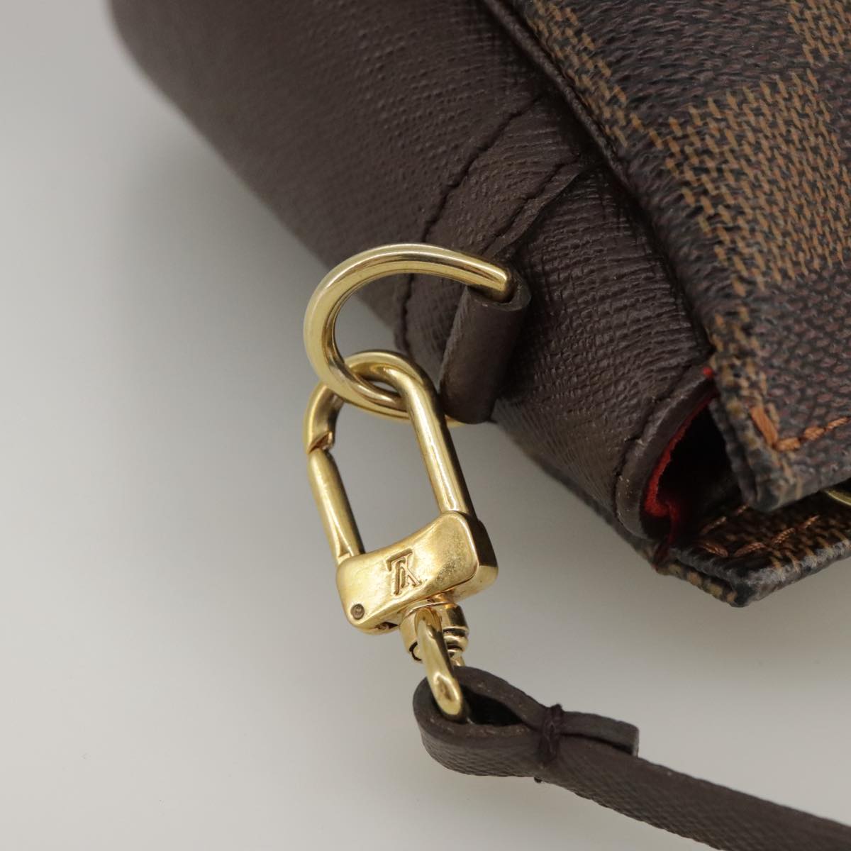 Louis Vuitton Trousse Makeup Brown Canvas Clutch Bag (Pre-Owned)