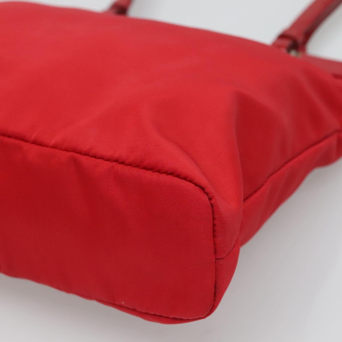 Prada Red Synthetic Shoulder Bag (Pre-Owned)